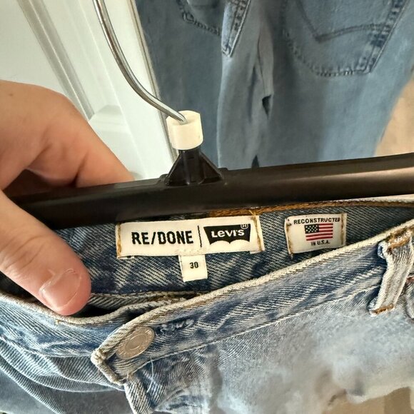 Levis Re/done Jeans Size 30 Color Blue - Picture 3 of 5